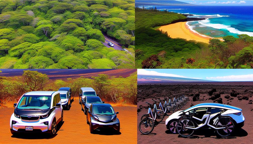 choosing electric transportation in maui hawaii