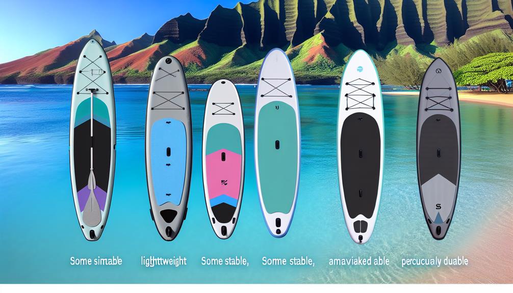 choosing inflatable paddleboard for hawaii