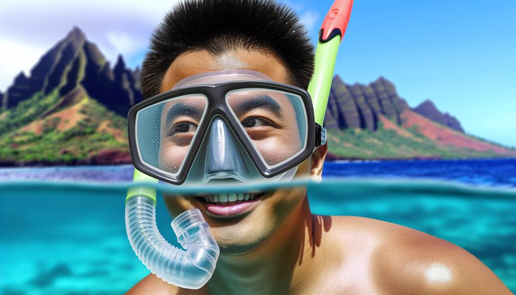 choosing snorkel mask for maui