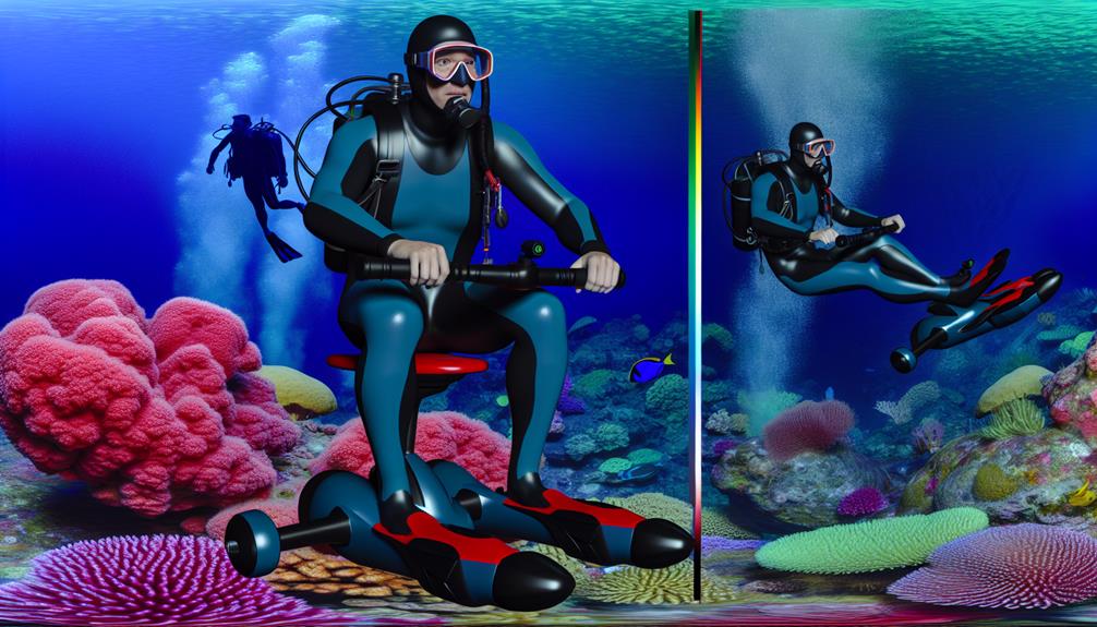 choosing underwater sea scooters