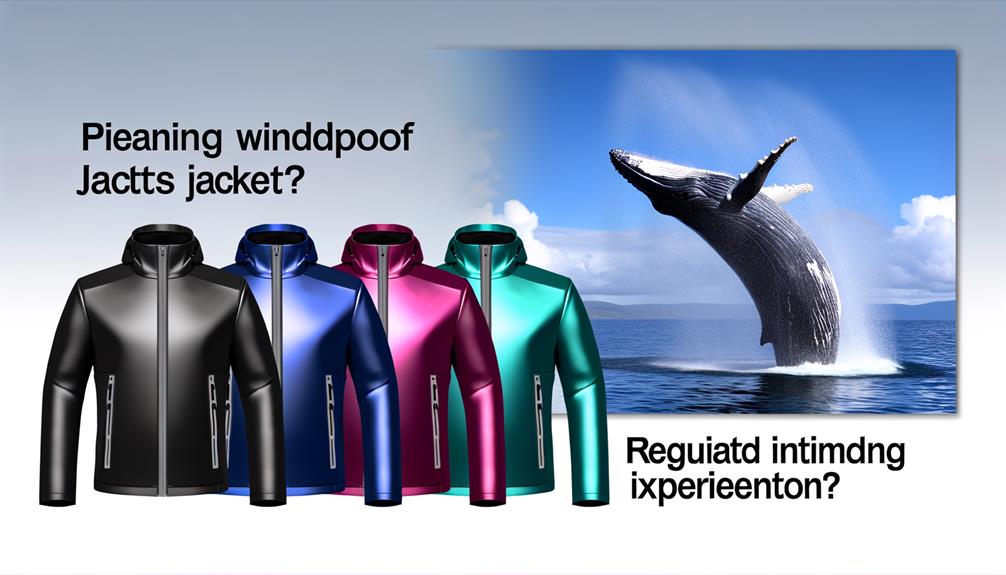 windproof jackets for whale watching